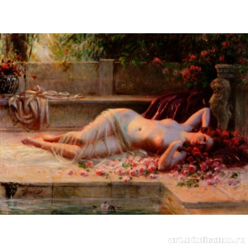 Обнажнная с розами