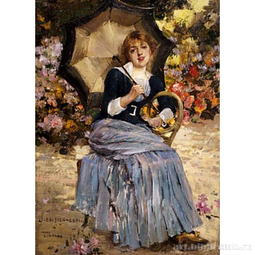 Девушка с зонтиком