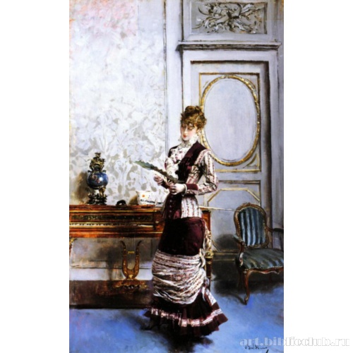 Дама, восхищающаяся веером