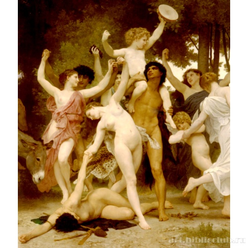 Юность Вакха. Деталь