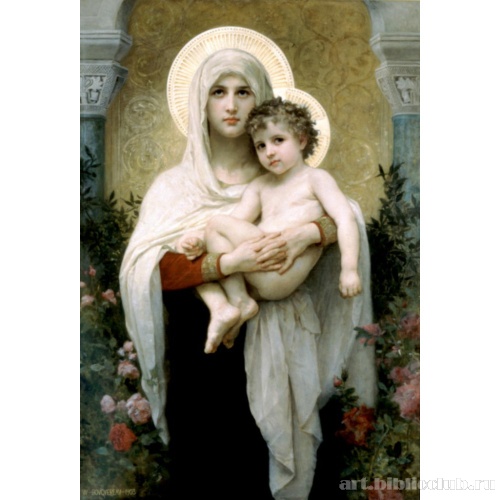 Мадонна с розами