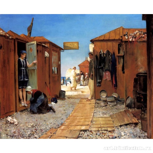 Пляж в Этрета