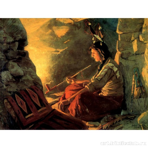 Медитирующий индеец