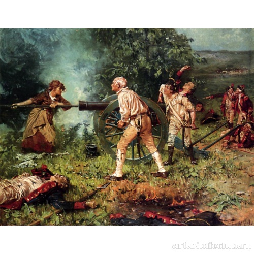 Молли Питчер в Монмутской битве