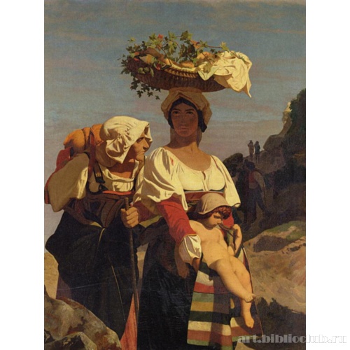 Две итальянских крестьянки и ребенок