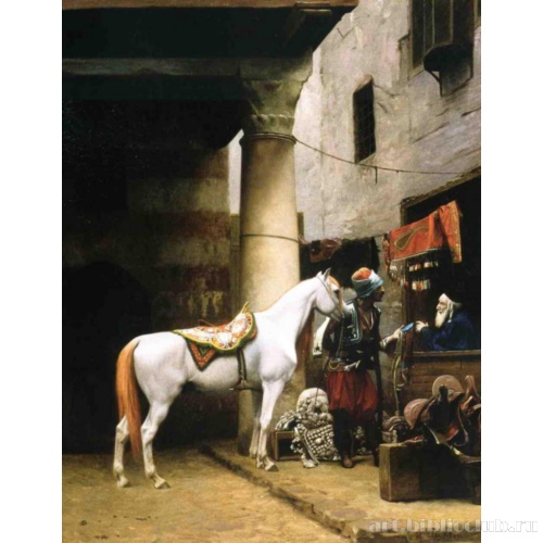 Араб покупает уздечку