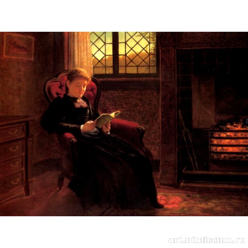 Чтение у камина