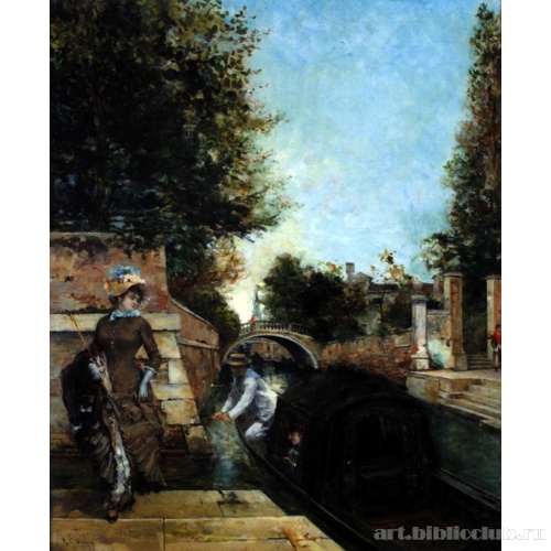 Элегантная дама в Венеции