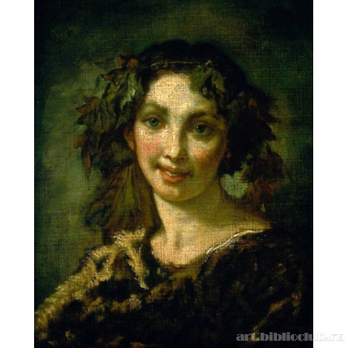 Голова молодой женщины