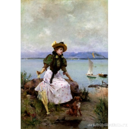 Девушка с зонтиком