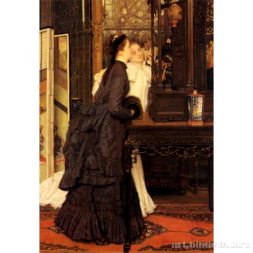 Дамы рассматривают японские безделушки