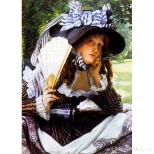 Девушка с веером