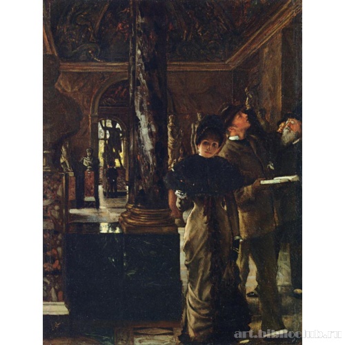 Иностранцы в Лувре