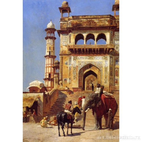 Перед мечетью