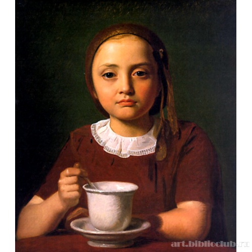 Девочка с чашкой (Элиза Кебке)