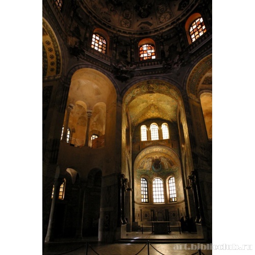 Церковь Сан Витале. Интерьер