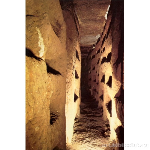 Катакомбы Сан Каллисто. Галерея с локулусами