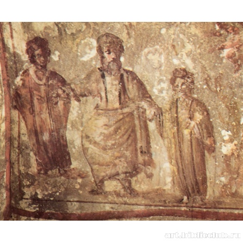 Катакомбы Виа Латина. Лот покидает Содом. Кубикул В