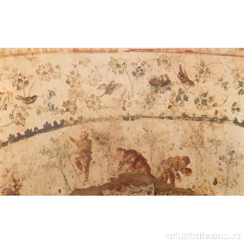 Катакомбы Претекстата. Зима. Крипта времен года