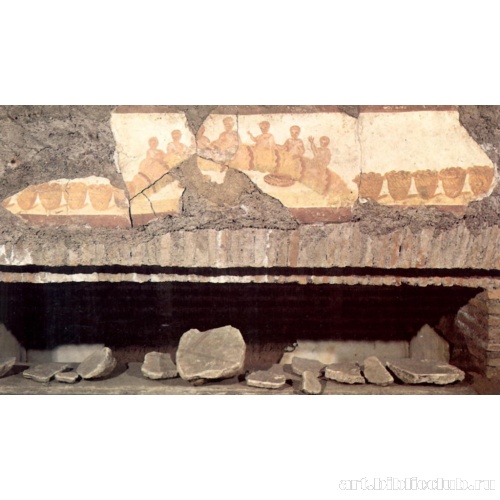 Катакомбы Сан Каллисто. Катакомбный период. Евхаристия. Крипта Луцины