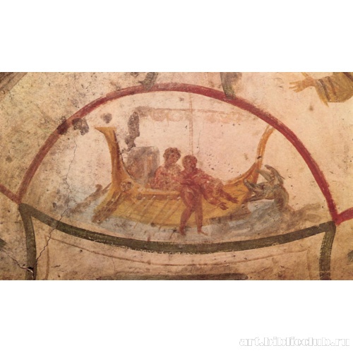 Катакомбы святых Петра и Марцелина. Катакомбный период. Иону бросают в море