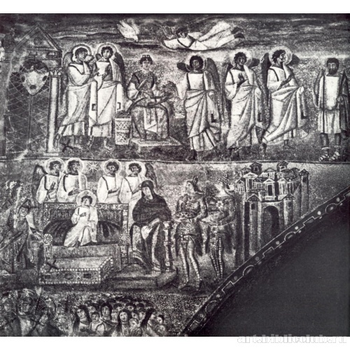 Базилика Санта Мария Маджоре. Благовещение; Неверие Иосифа;  Рождество Христово. Триумфальная арка