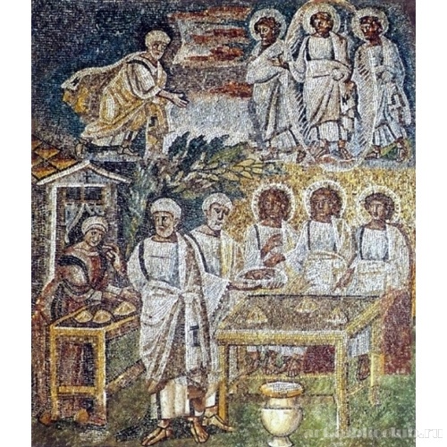 Базилика Санта Мария Маджоре. Гостеприимство Авраама. Неф