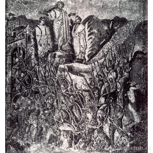 Базилика Санта Мария Маджоре. Моисей благословляет сражающихся  с Амаликитянами. Неф