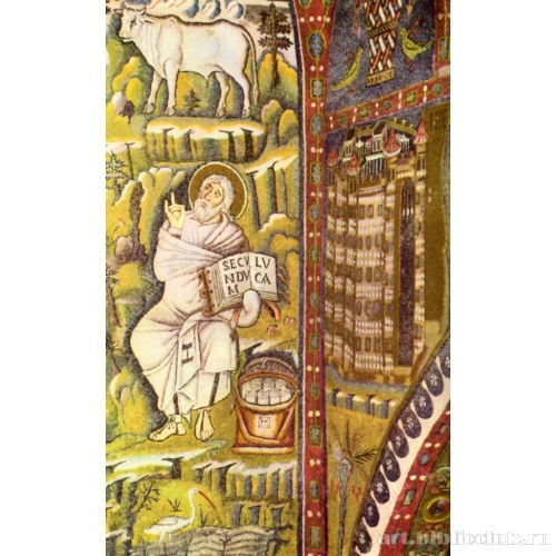 Базилика Сан Витале. Евангелист Лука и его символ - телец