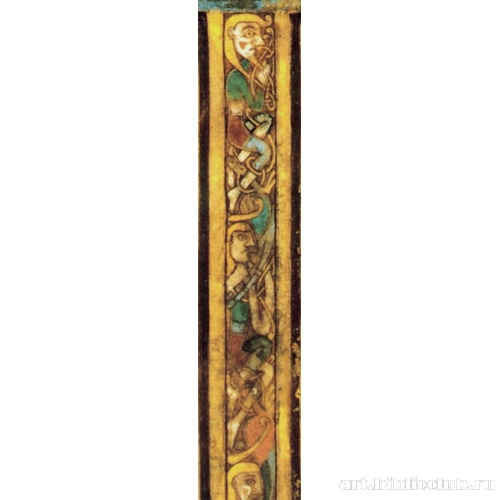 Орнаментальные фигуры на разделительных колонках таблицы канонов