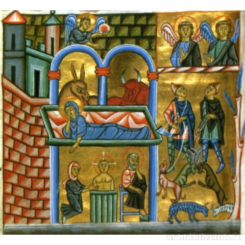 Рождество; Благовещение пастухам