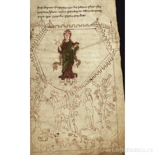 Рай. Адам и Ева у Древа познания