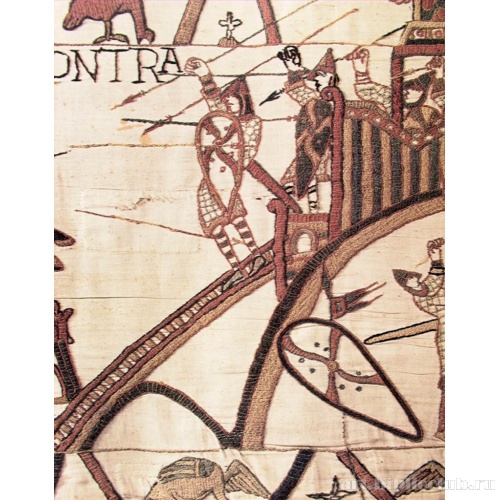 Норманы атакуют город Дол. Фрагмент