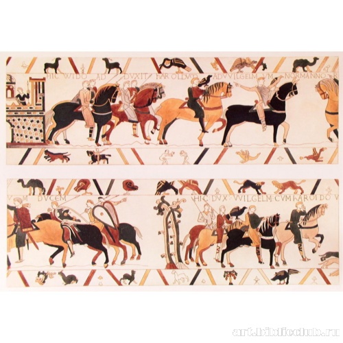 Гай ведет Гарольда к Вильгельму