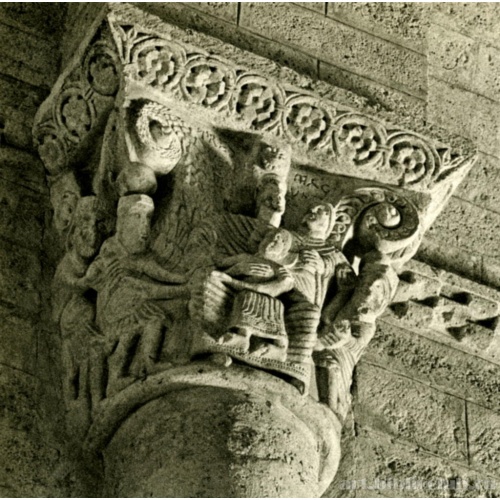 Капитель главного нефа: поклонение волхвов