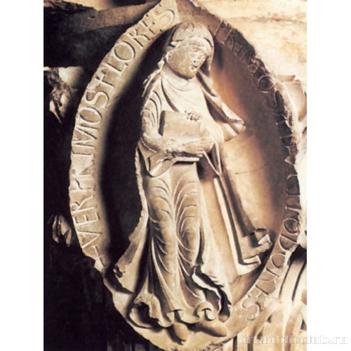 Аллегория весны. Капитель деамбулатория