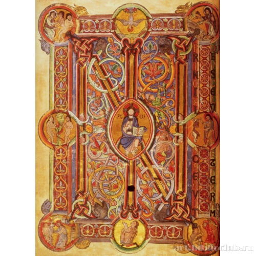 Заставка к книге Бытия с инициалом IN