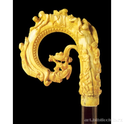 Посох со сценами детства Христа и жития святого Николая