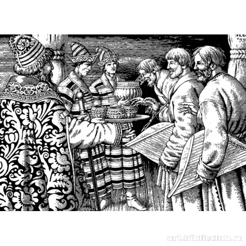 А боярин Матвей Ромадановский / нам чарку поднес пива пенногоЦ