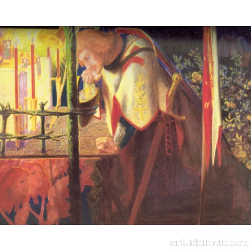 Сэр Галахад у разрушенной часовни