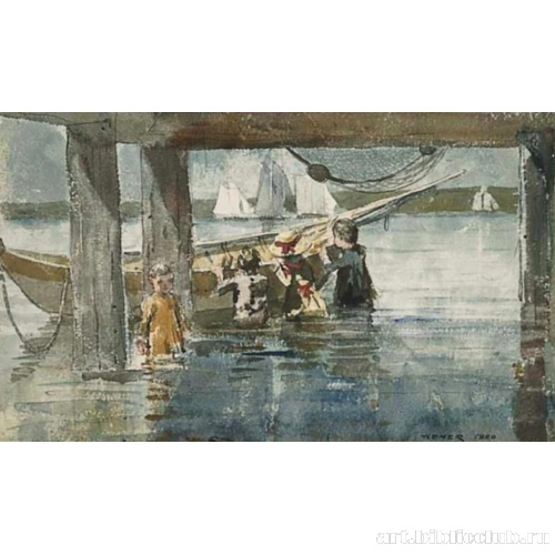 Дети играют под глостерской пристанью