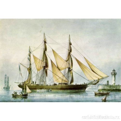 Французский барк «Трафарет» возвращается в Гавр