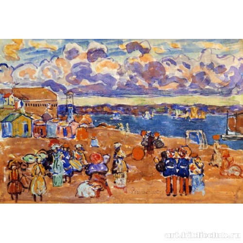 Пляж в Сан-Мало