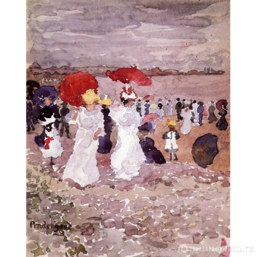 Дамы с зонтиками от солнца