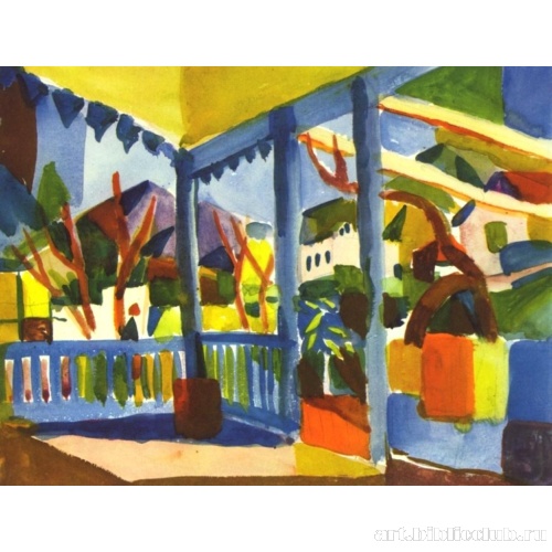 Веранда сельского дома в Сен-Жермене