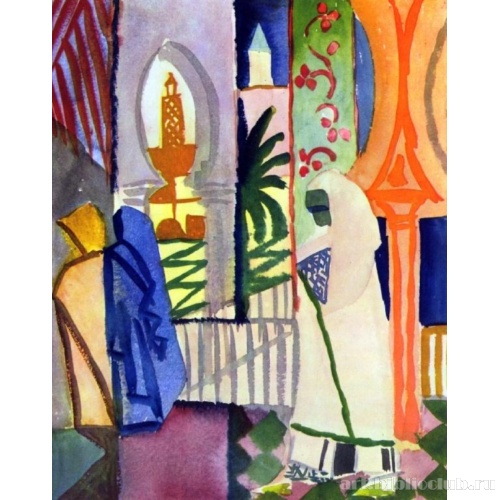 Во дворе мечети