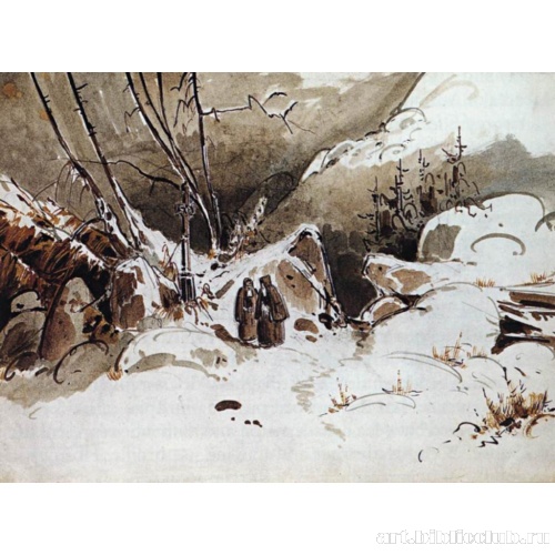 Альпийский переход с монахами