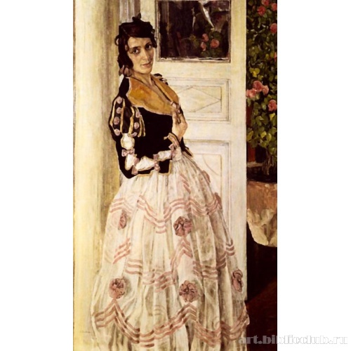 Испанская девушка на балконе