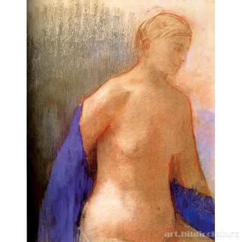 Ева (Обнаженная с голубым шарфом)