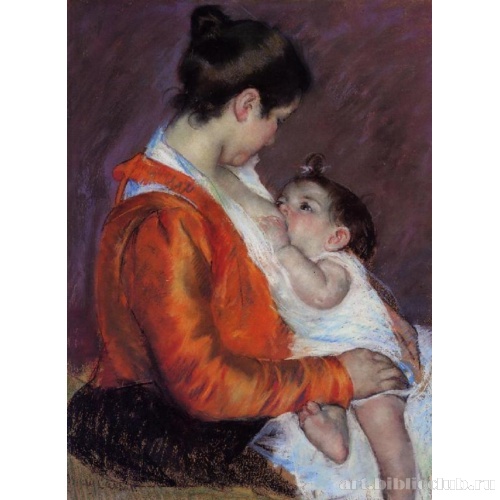 Луиза, кормящая ребенка